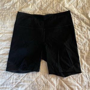 Black legging shorts